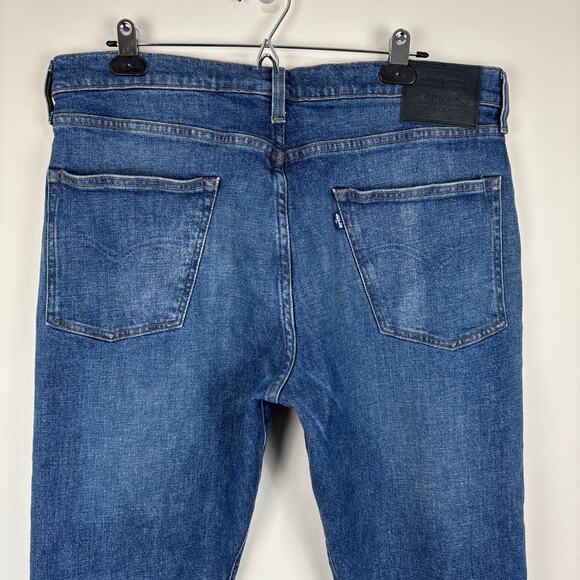 Levi's Made & Crafted Jeans Big E 502 36 *altered to 25.5" crop* Tencel Refibra - Picture 10 of 16